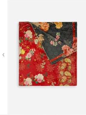 Johnny Was Floral Reversible LAUREL CANYON COZY
BLANKET paisley lace